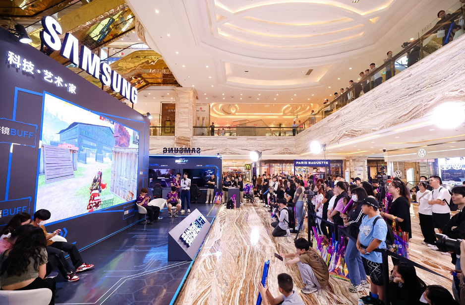 三星遊戲電視“我的遊戲Buff屏”快閃店空降成都 三星遊戲電視“我的遊戲Buff屏”快閃店空降成都