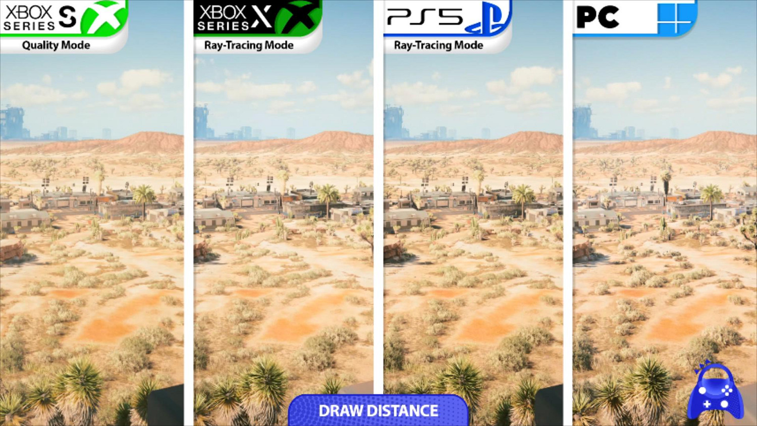 《電馭叛客2077》2.0版本PC/PS/Xbox各平台畫面對比