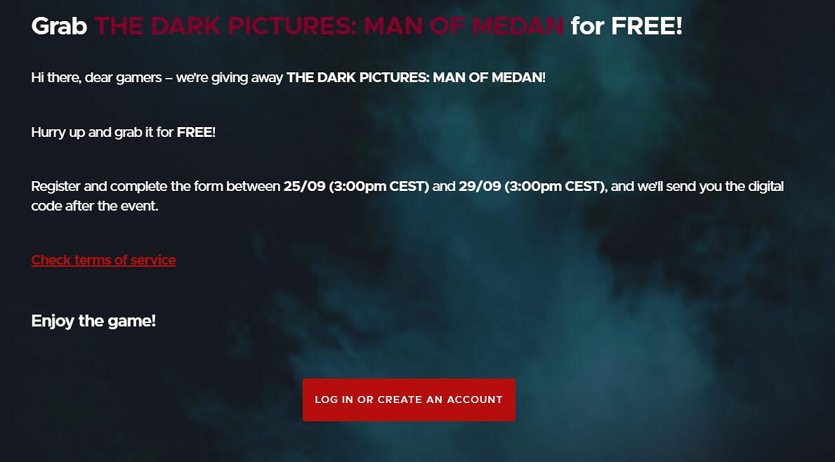 《黑相集：棉蘭號》限時喜加一！登錄萬代帳號免費領