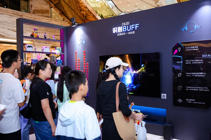 三星遊戲電視“我的遊戲Buff屏”快閃店空降成都 三星遊戲電視“我的遊戲Buff屏”快閃店空降成都