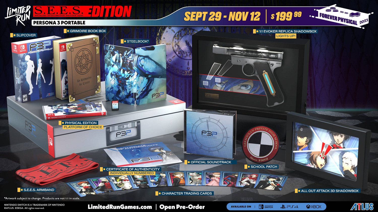 《女神異聞錄3P/4G》將推出實體版 收藏超多豪華周邊 《女神異聞錄3P/4G》將推出實體版 收藏超多豪華周邊