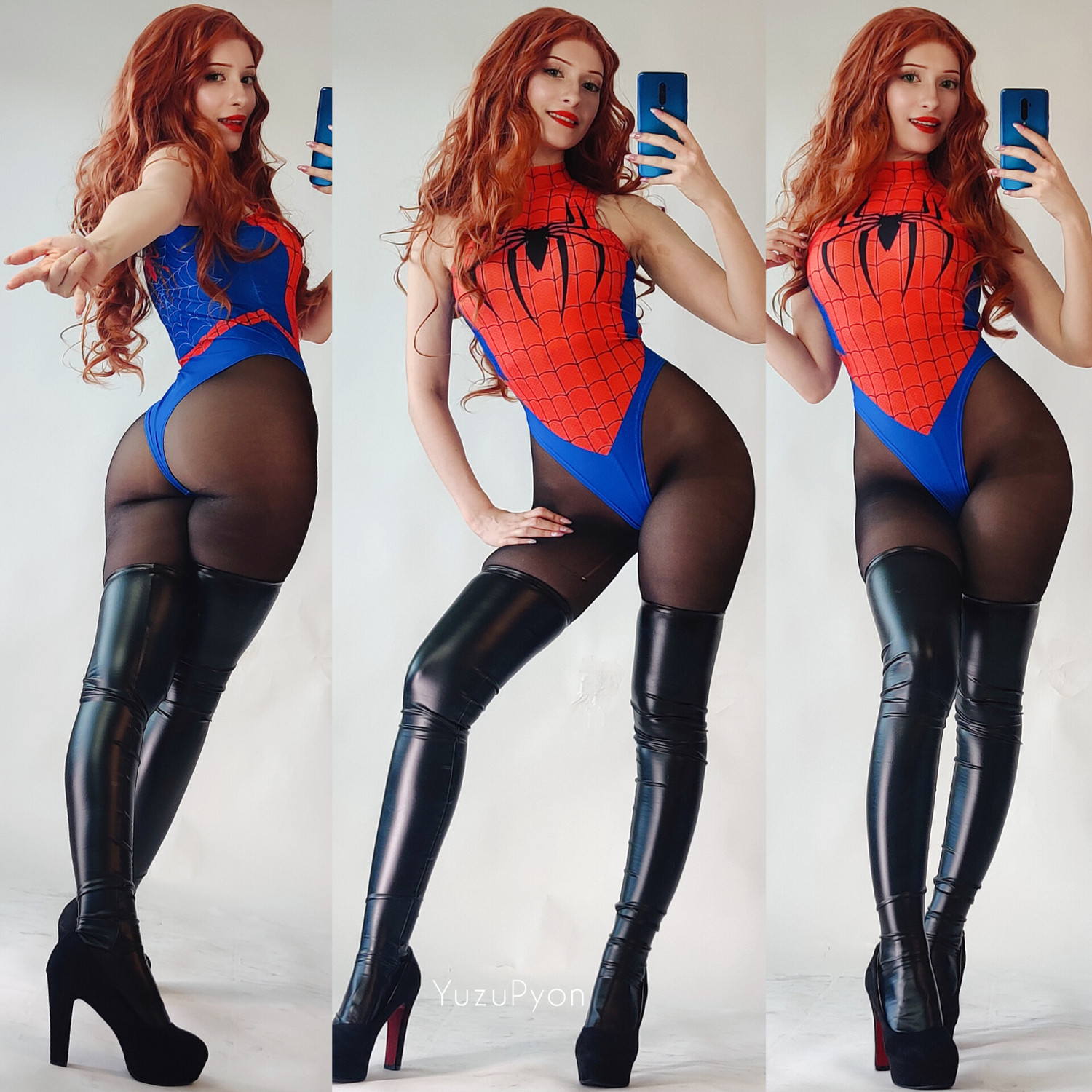 國外美女與好友COS《原神》八重神子和北斗：波濤胸湧