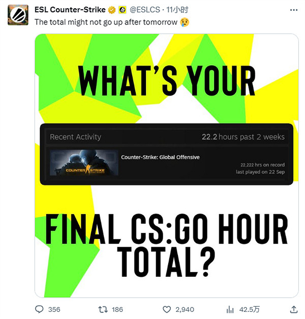 眾多選手媒體發文道別《CS:GO》暗示《CS2》將來有可能上線