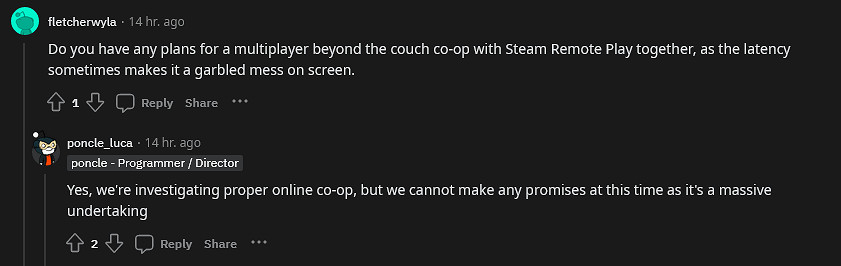 《吸血鬼倖存者》開發商正在“研究”線上連線功能