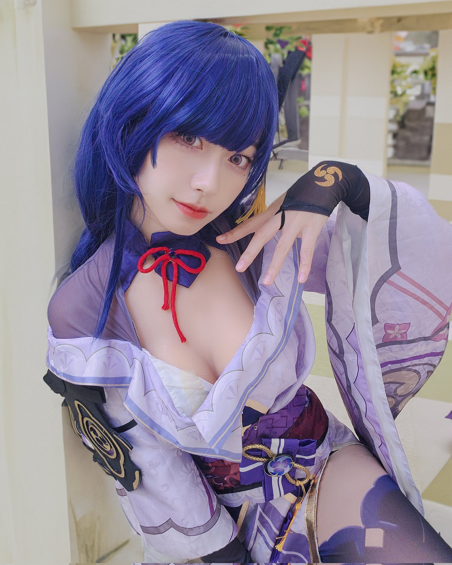 這也太大了！韓國小姐姐曬出《原神》雷電將軍性感COS