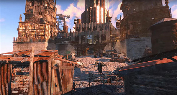 《輻射4》版《Rust》基地？玩家改造"城堡"震驚網友！