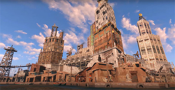 《輻射4》版《Rust》基地？玩家改造"城堡"震驚網友！