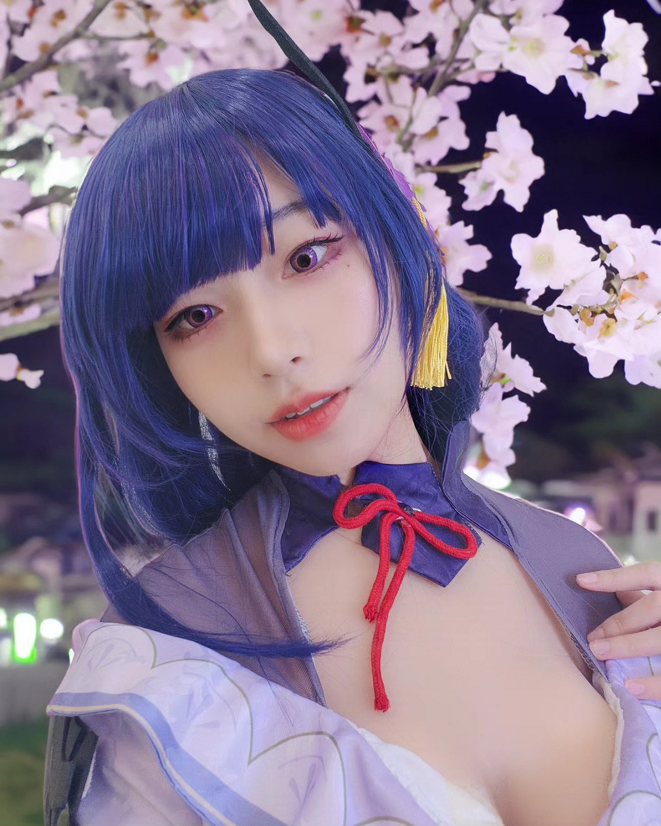 這也太大了！韓國小姐姐曬出《原神》雷電將軍性感COS