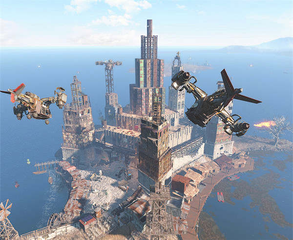 《輻射4》版《Rust》基地？玩家改造"城堡"震驚網友！