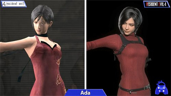 《生化4RE》對比影片發布：艾什莉與艾達王愈發誘人！