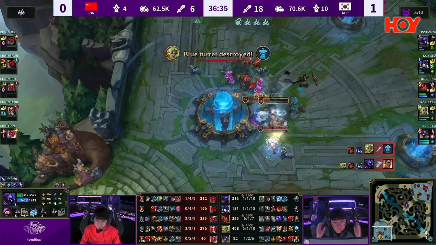 無緣決賽！亞運英雄聯盟半決賽中國隊0:2敗給韓國隊!