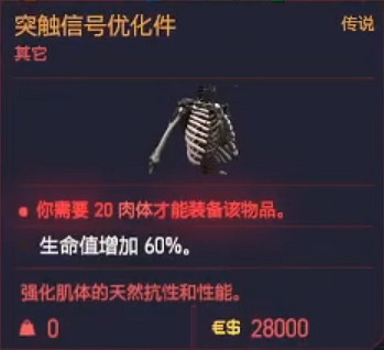 《電馭叛客2077》骨骼突觸優化件獲取方式