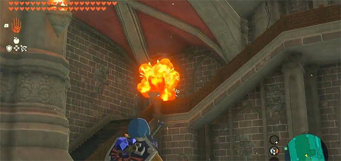 《王國之淚》玩家在海拉魯城堡找到了隱藏的神秘寶箱! 《王國之淚》玩家在海拉魯城堡找到了隱藏的神秘寶箱!