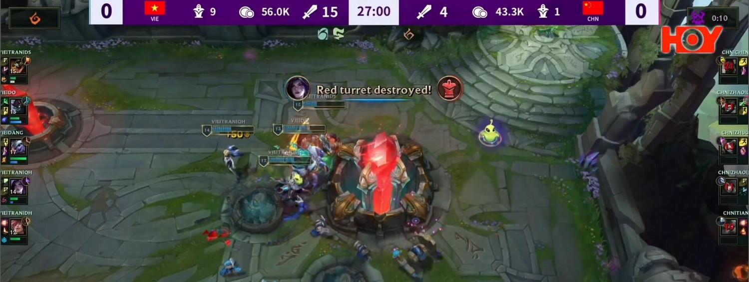 亞運會《英雄聯盟》比賽 中國隊首戰實力敗給越南隊!