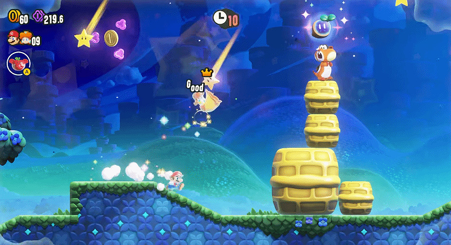 《超級瑪利歐驚奇》合作模式實機 瑪利歐黛西共同闖關 《超級瑪利歐驚奇》合作模式實機 瑪利歐黛西共同闖關