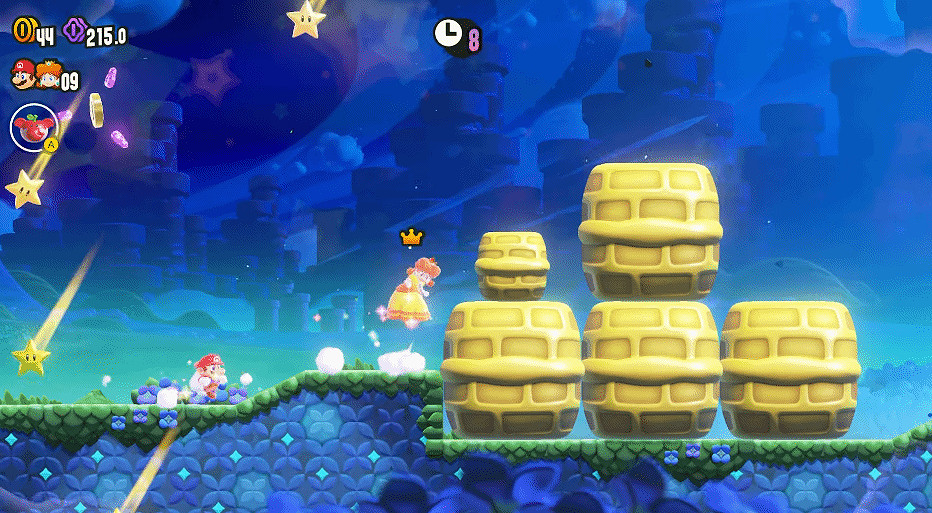 《超級瑪利歐驚奇》合作模式實機 瑪利歐黛西共同闖關 《超級瑪利歐驚奇》合作模式實機 瑪利歐黛西共同闖關