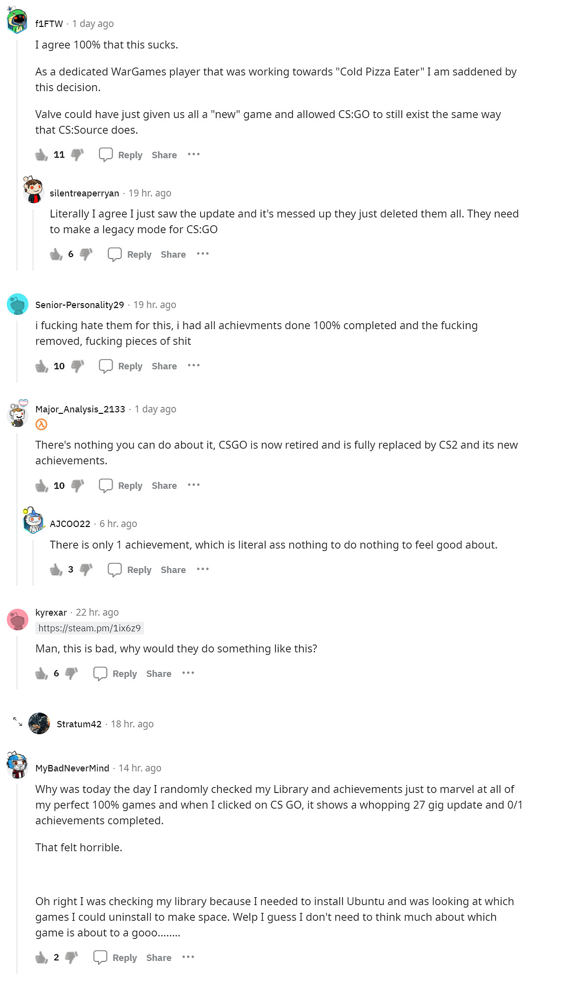 全成就黨震怒:《CS2》更新後《CSGO》成就都沒了! 全成就黨震怒:《CS2》更新後《CSGO》成就都沒了!