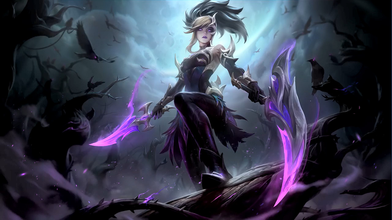 冷酷魔女降臨！《英雄聯盟》“魔女”阿卡麗皮膚展示