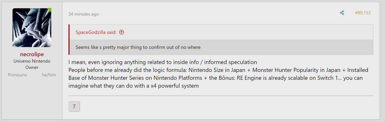 爆料：《魔物獵人》正統續作將登陸任天堂新主機