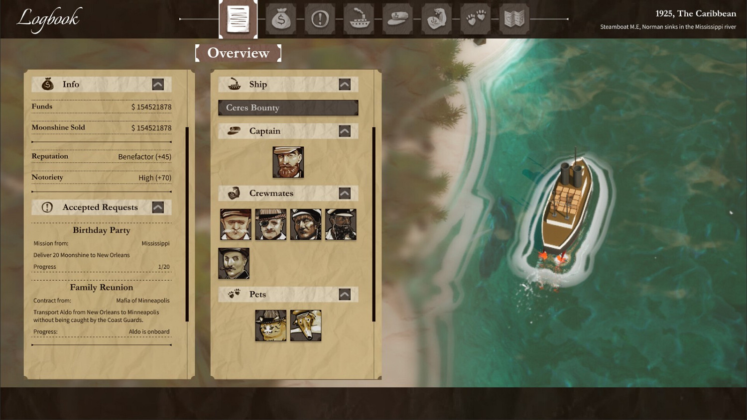 貿易遊戲《Bootleg Steamer》公布 走私酒牟取暴利