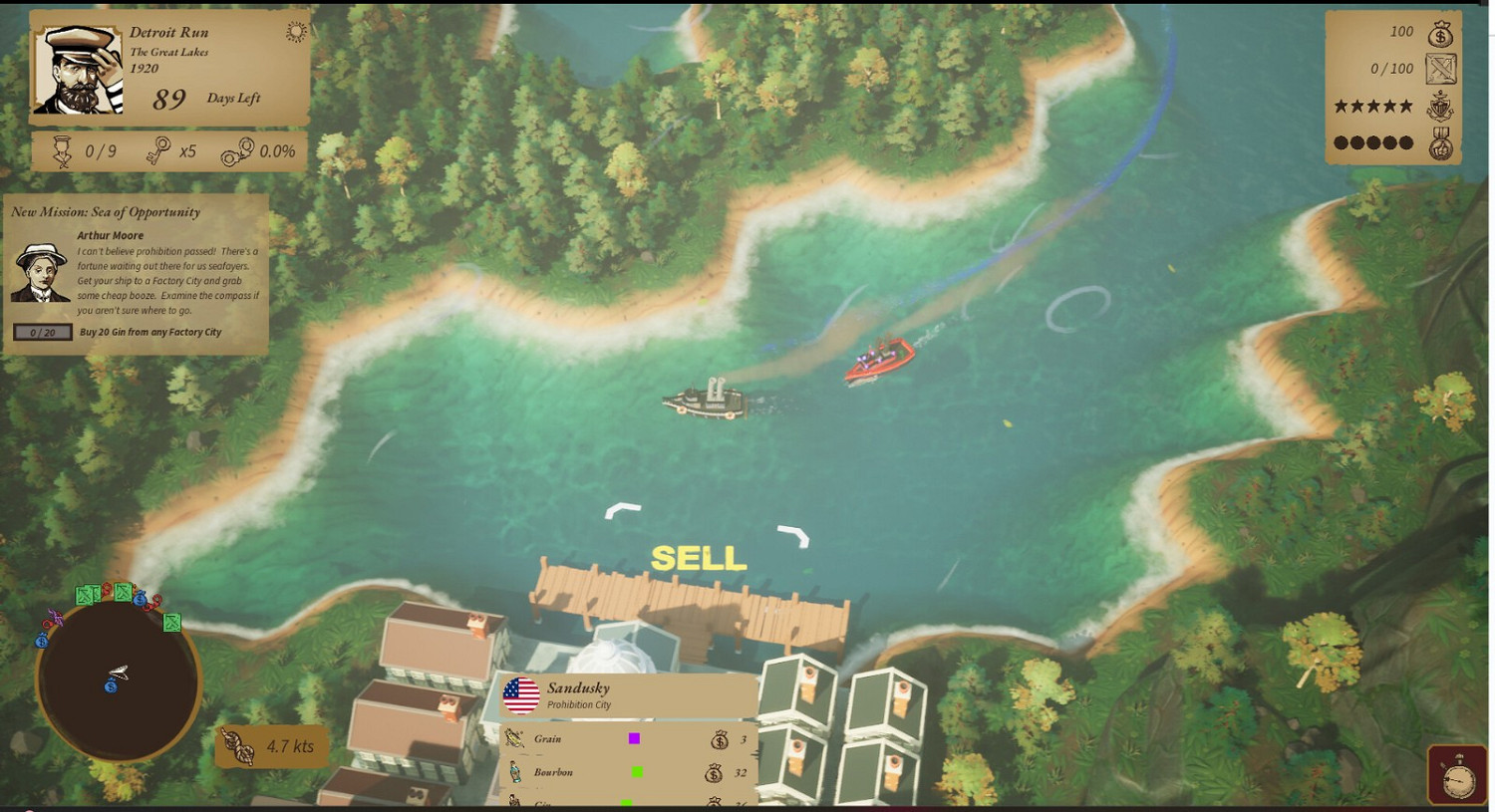 貿易遊戲《Bootleg Steamer》公布 走私酒牟取暴利