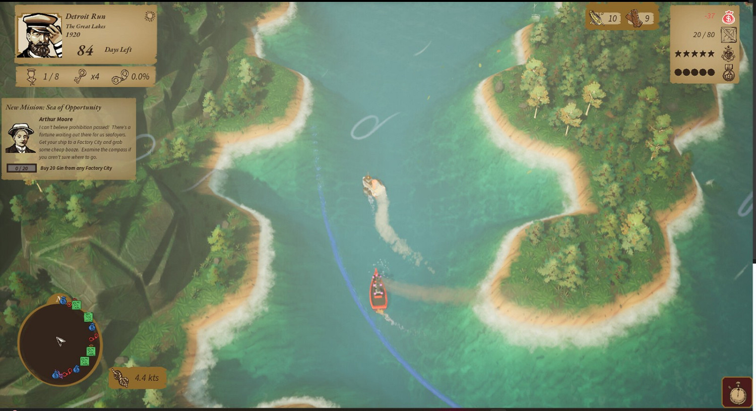 貿易遊戲《Bootleg Steamer》公布 走私酒牟取暴利