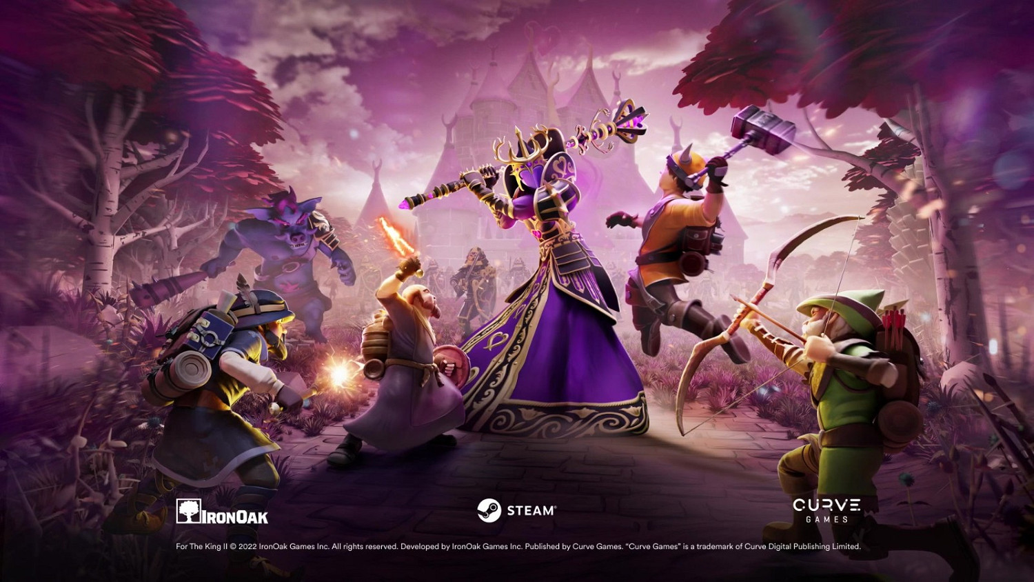 Roguelite戰旗混合遊戲《為了吾王2》將於11/2推出