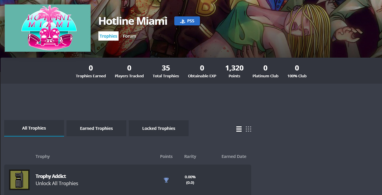 獎杯訊息曝光!《邁阿密熱線》系列兩部即將登陸PS5 獎杯訊息曝光!《邁阿密熱線》系列兩部即將登陸PS5