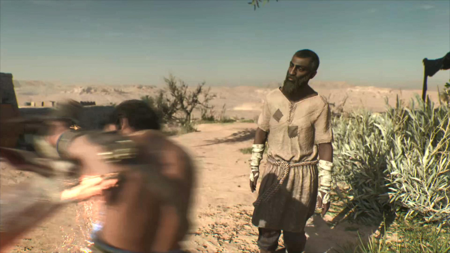 《刺客教條：幻景》離譜BUG！主角站樁對話時被撞飛