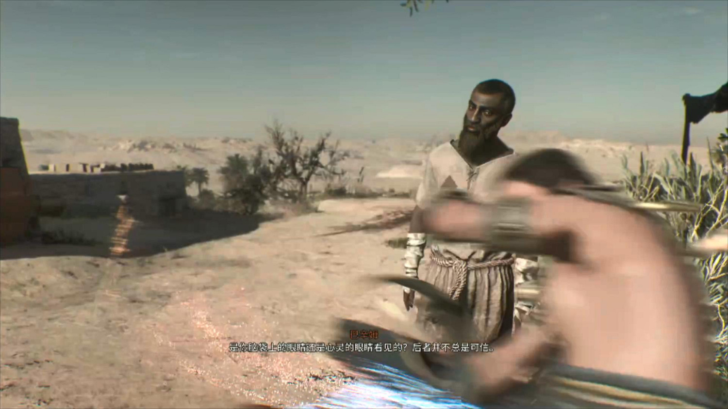 《刺客教條：幻景》離譜BUG！主角站樁對話時被撞飛