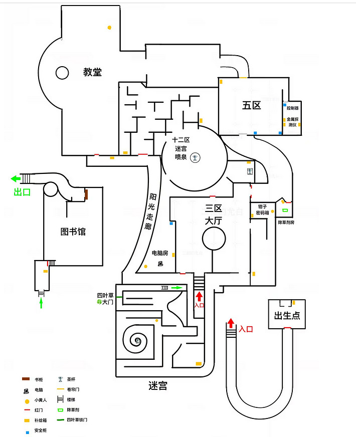 《深入後室》草地走廊攻略 草地走廊通關指南