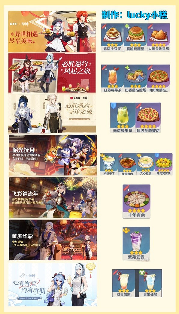 《原神》4.1絕版限定食譜一覽 《原神》4.1絕版限定食譜一覽