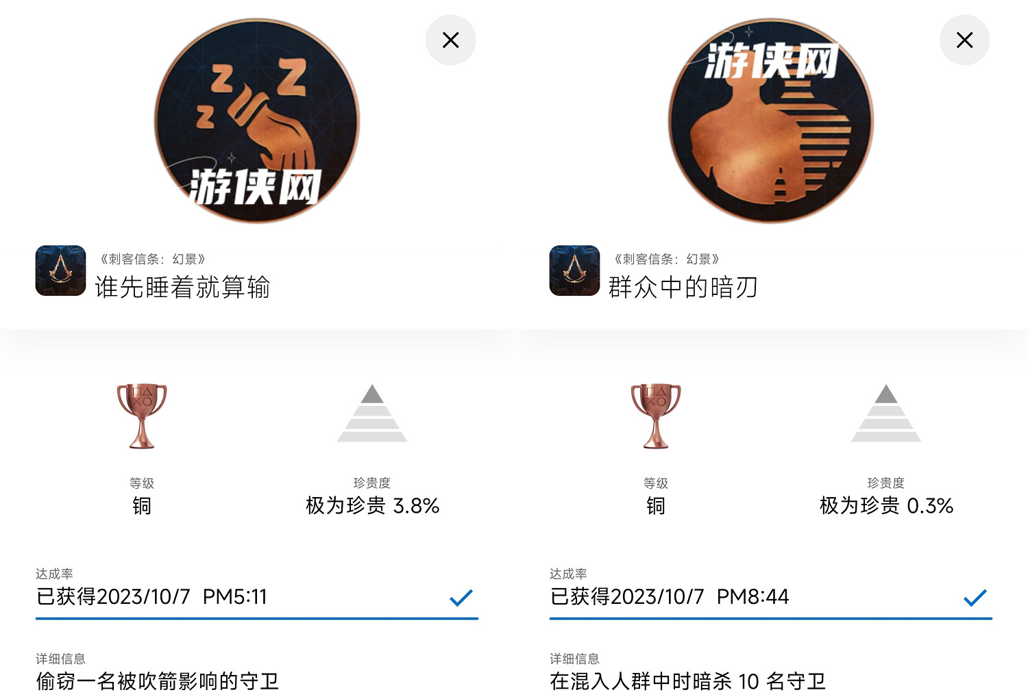 《刺客教條:幻景》2.1%玩家通關主線 時長約13小時 《刺客教條:幻景》2.1%玩家通關主線 時長約13小時