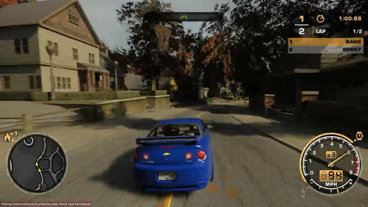 《極速快感9:最高通緝》路徑追蹤效果MOD 展示! 《極速快感9:最高通緝》路徑追蹤效果MOD 展示!