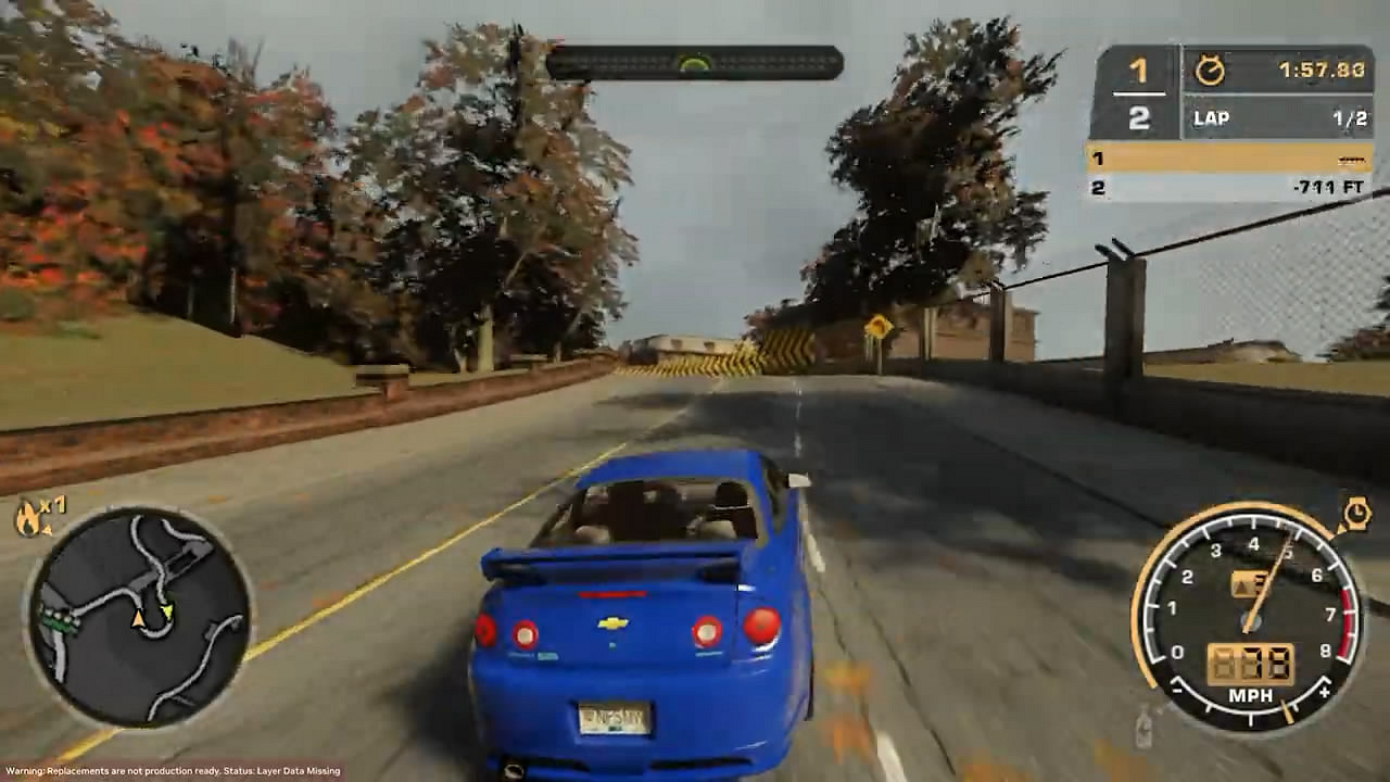 《極速快感9:最高通緝》路徑追蹤效果MOD 展示! 《極速快感9:最高通緝》路徑追蹤效果MOD 展示!