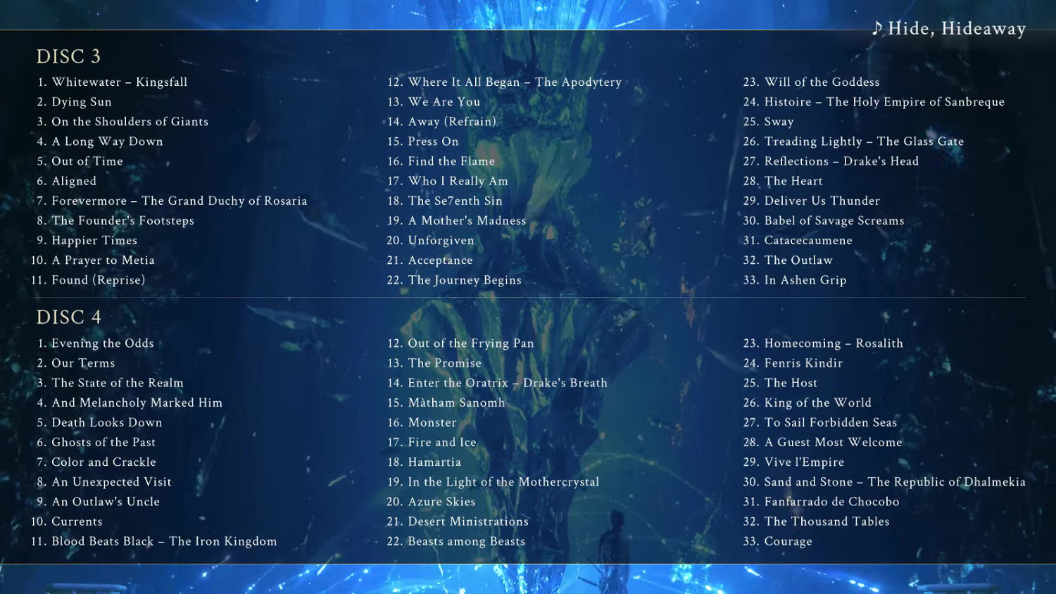 《太空戰士16》原聲帶宣傳片 今日正式發售 《太空戰士16》原聲帶宣傳片 今日正式發售