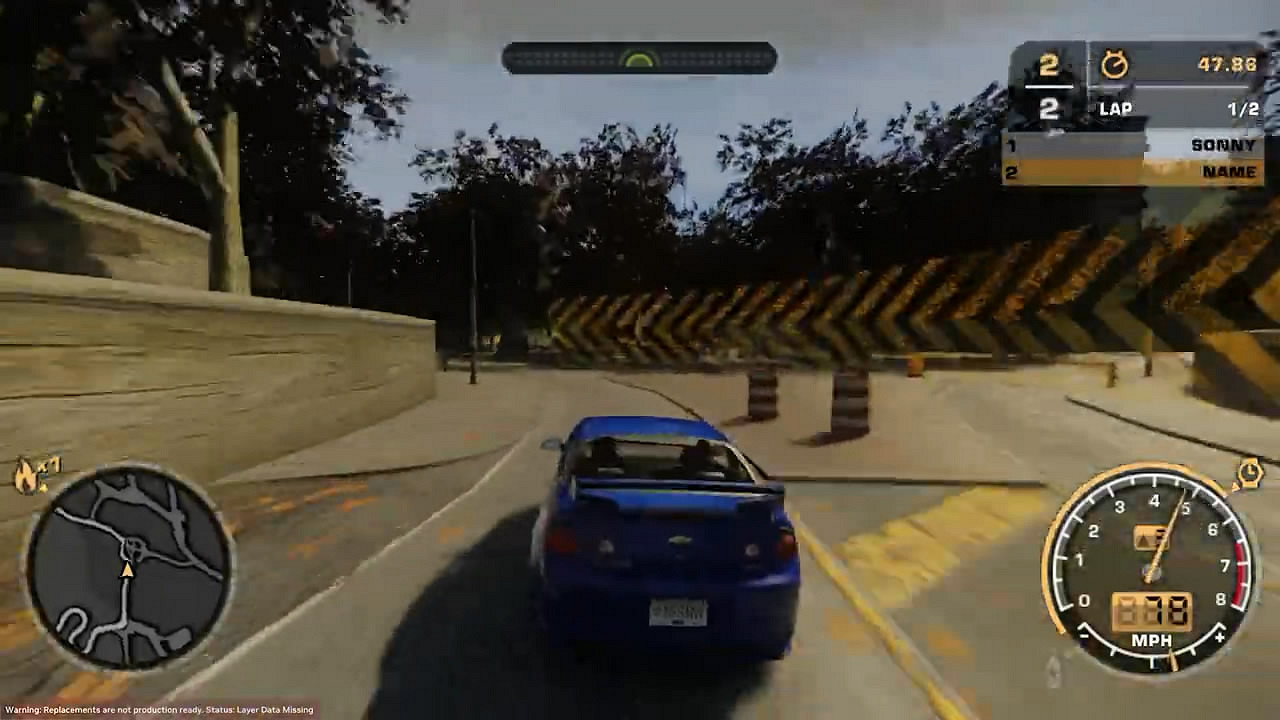 《極速快感9:最高通緝》路徑追蹤效果MOD 展示! 《極速快感9:最高通緝》路徑追蹤效果MOD 展示!