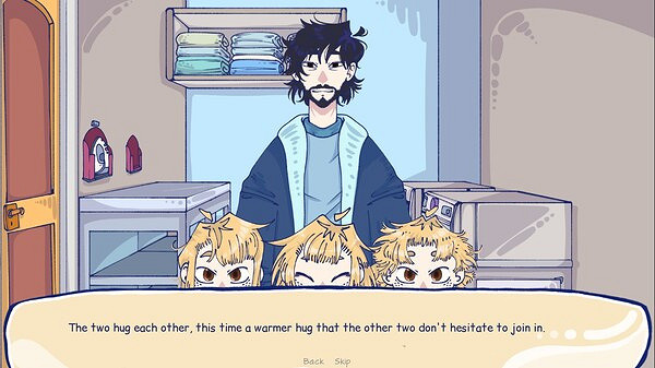 單親父親帶三娃《Triplets Trouble!!》免費上架Steam