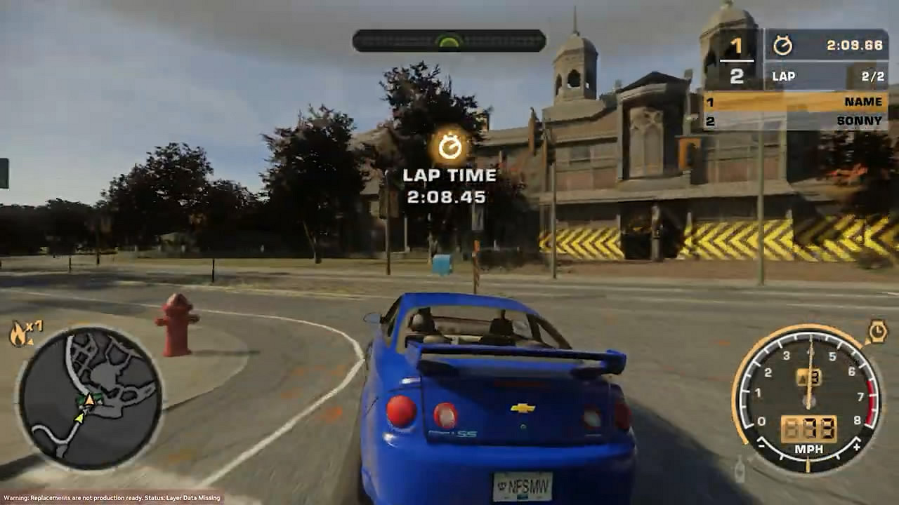 《極速快感9:最高通緝》路徑追蹤效果MOD 展示! 《極速快感9:最高通緝》路徑追蹤效果MOD 展示!