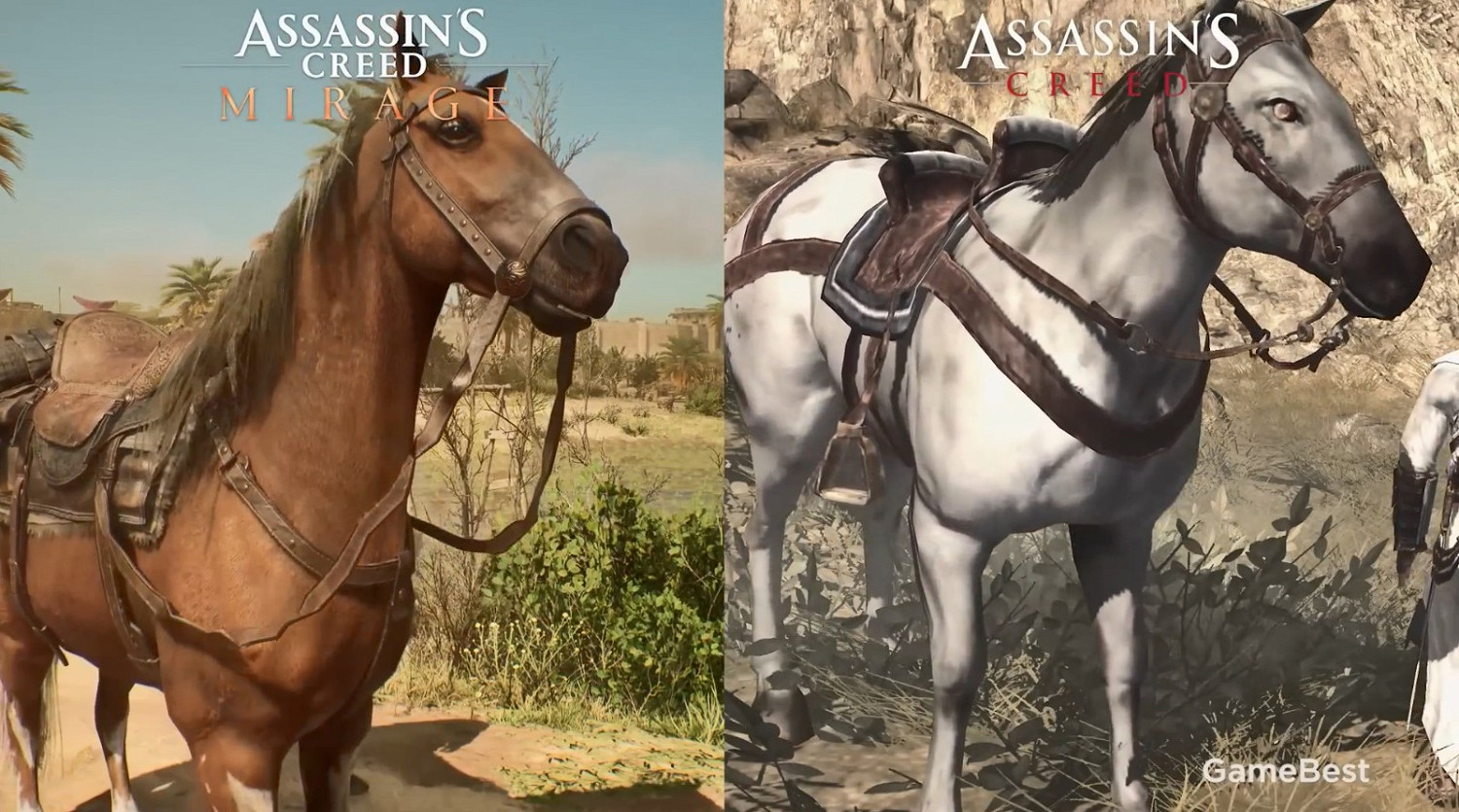 博主放出《刺客教條:幻景》和《刺客教條1》影片對比 博主放出《刺客教條:幻景》和《刺客教條1》影片對比