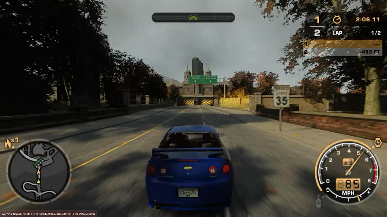 《極速快感9:最高通緝》路徑追蹤效果MOD 展示! 《極速快感9:最高通緝》路徑追蹤效果MOD 展示!