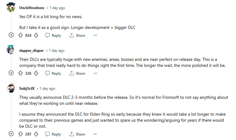 等不耐煩了！《艾爾登法環》DLC自公布後已有220天沒消息
