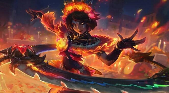 《英雄聯盟》彼岸靈花系列皮膚一覽