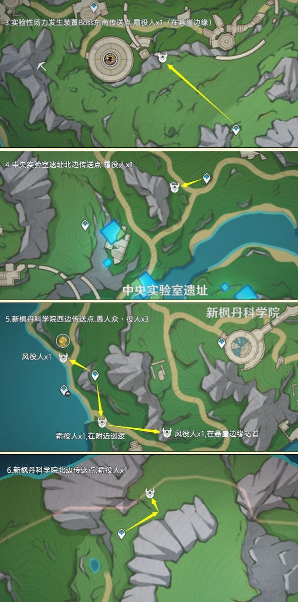 《原神》4.1愚人眾役人速刷路線分享 《原神》4.1愚人眾役人速刷路線分享