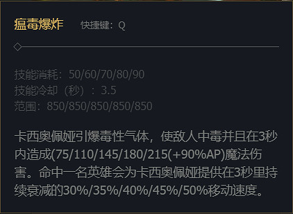 《英雄聯盟》魔蛇之擁卡西奧佩婭技能加點推薦