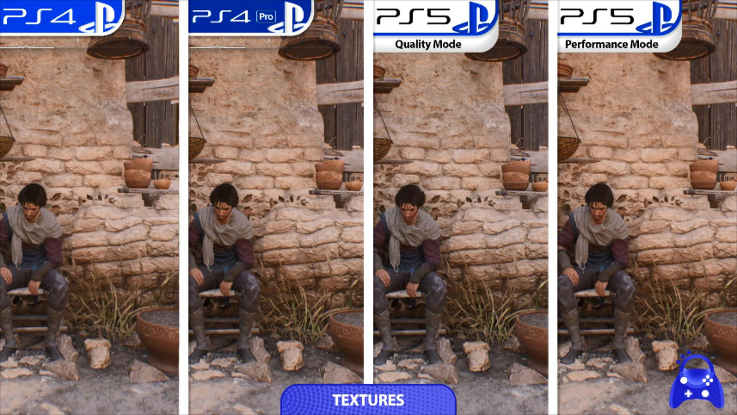 《刺客教條：幻景》PS4/PS4 Pro/PS5畫面對比