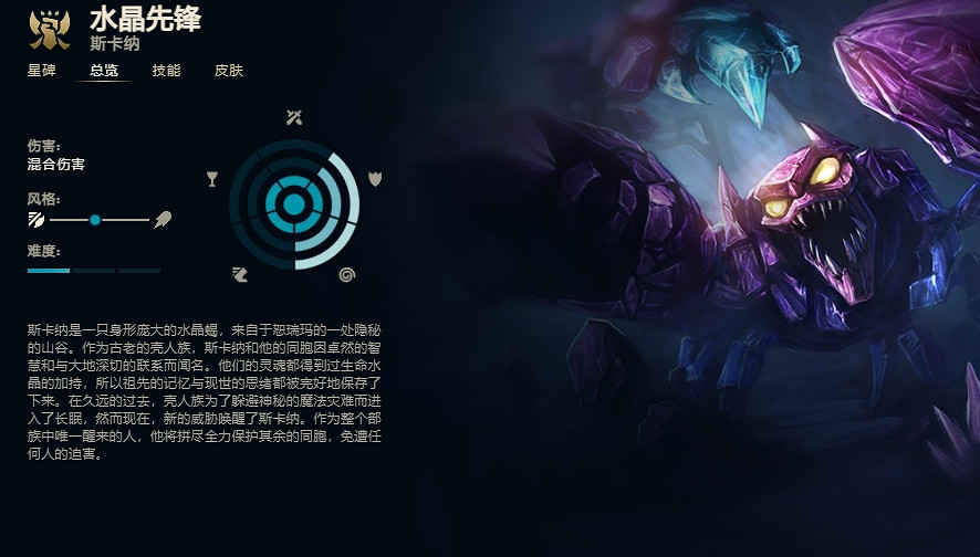 《英雄聯盟》水晶先鋒斯卡納技能加點推薦