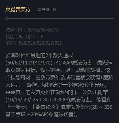 《英雄聯盟》琴瑟仙女娑娜技能加點推薦