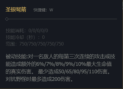 《英雄聯盟》暗夜獵手薇恩技能加點推薦