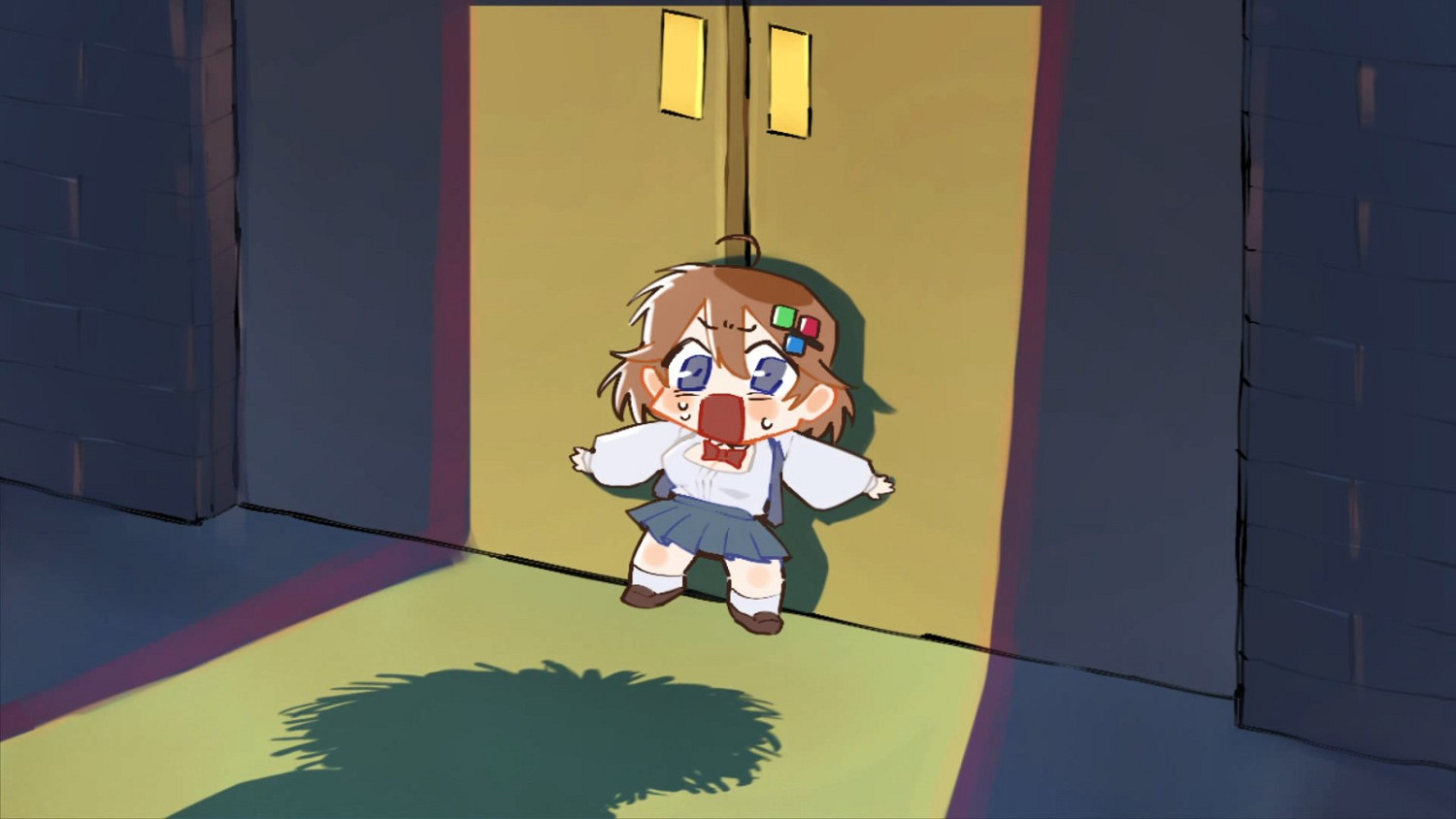 可愛女主 像素驚悚解謎遊戲《腐朽之館》試玩Demo上線